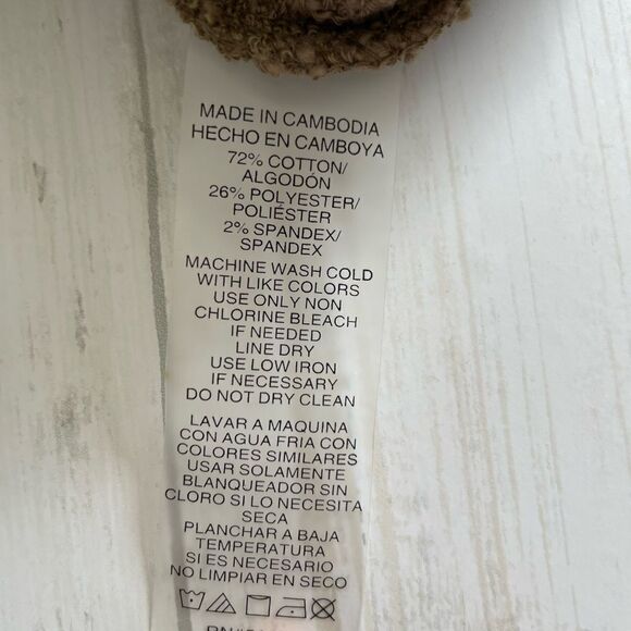 NWT Two by Vince Camuto Army GreenButton Up Cardigan Size Large - Picture 7 of 12